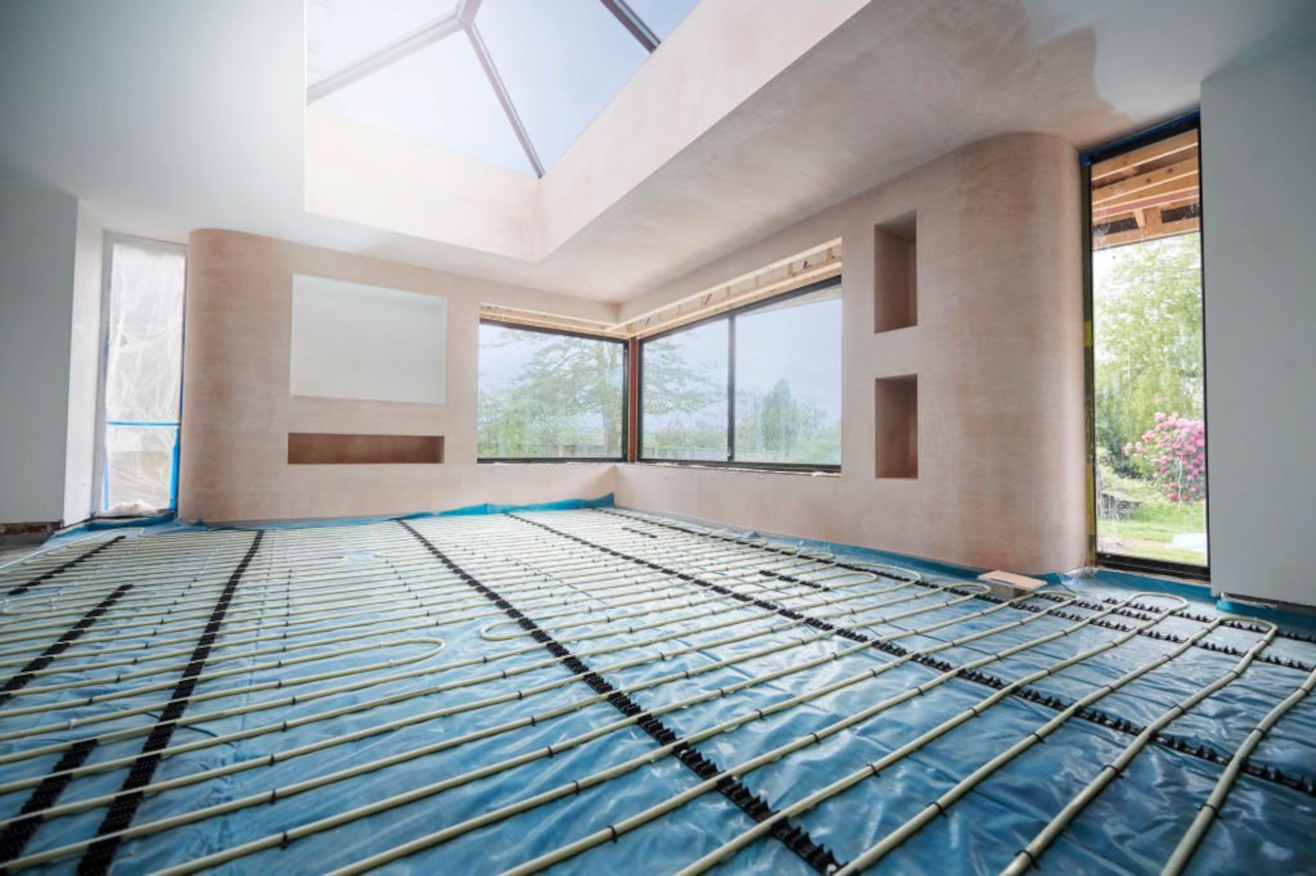 underfloor heating install