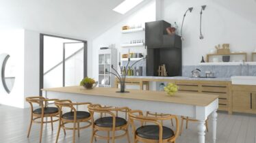 Bright Open spaces with skylights let sunshine in your home